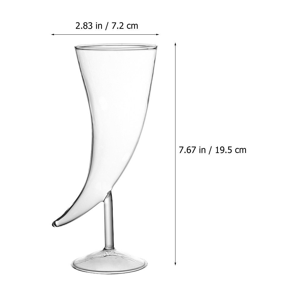 2개 세트의 소뿔 모양 칵테일 글라스, 고급 유리잔으로 - Home Bar Set 리뷰 및 가격