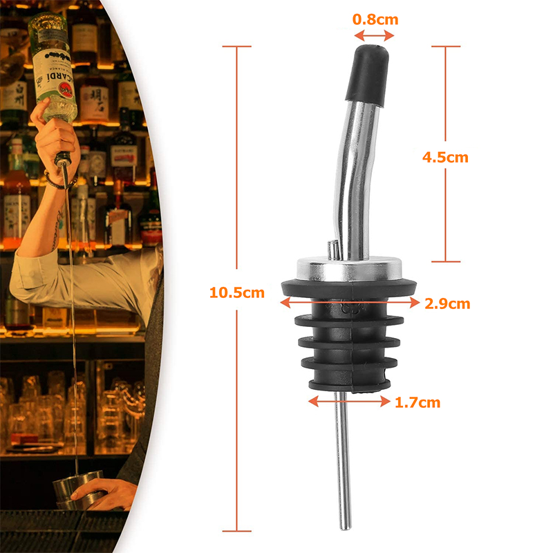 스테인리스 스틸 클래식 병 푸어, 고무 더스트 캡 포함 - Speed Pourer Cap 리뷰 및 가격